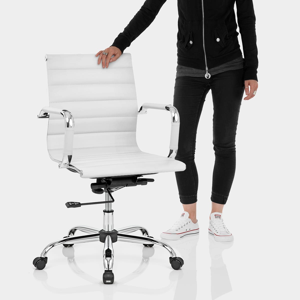 Tek Office Chair White Features Image
