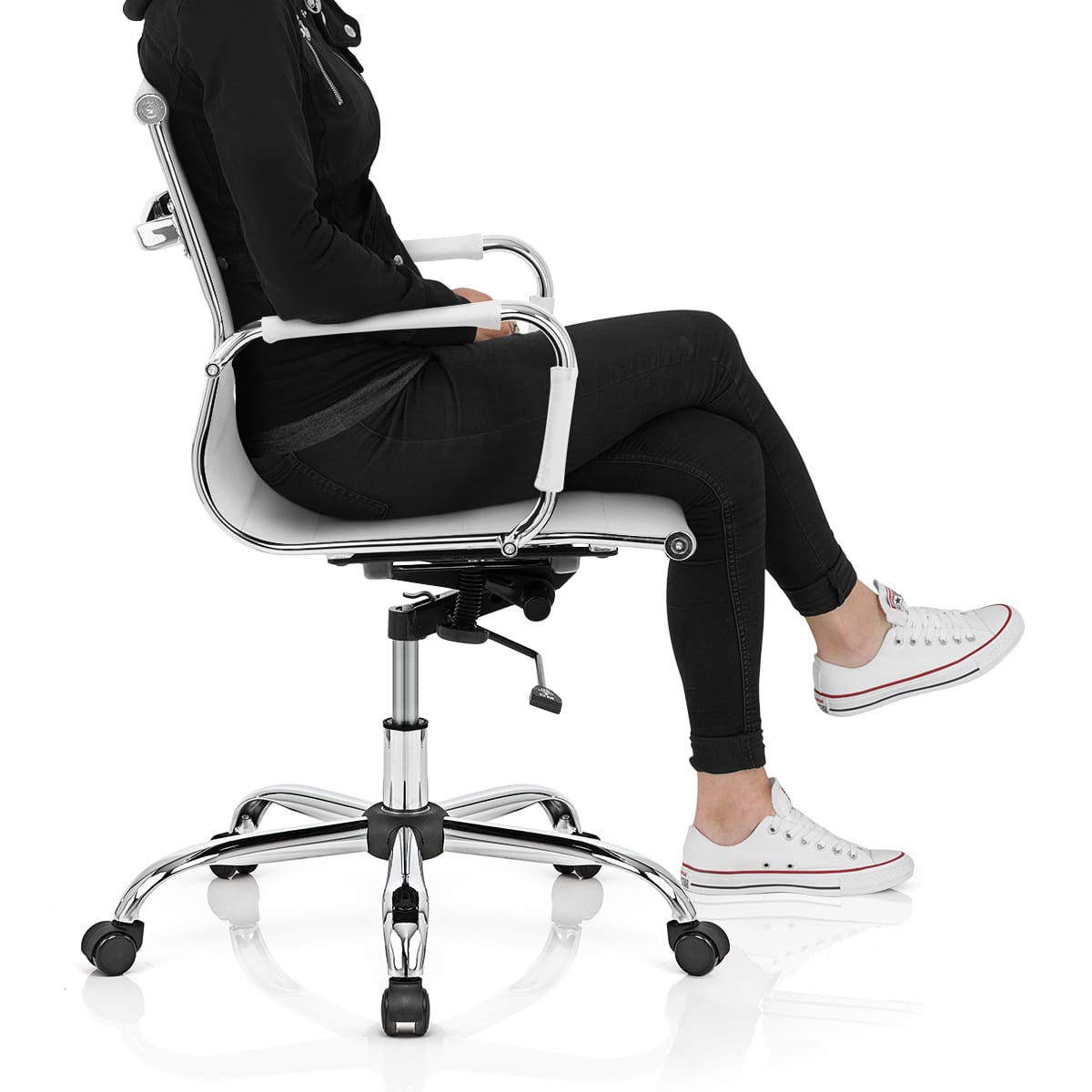 Tek Office Chair White Frame Image