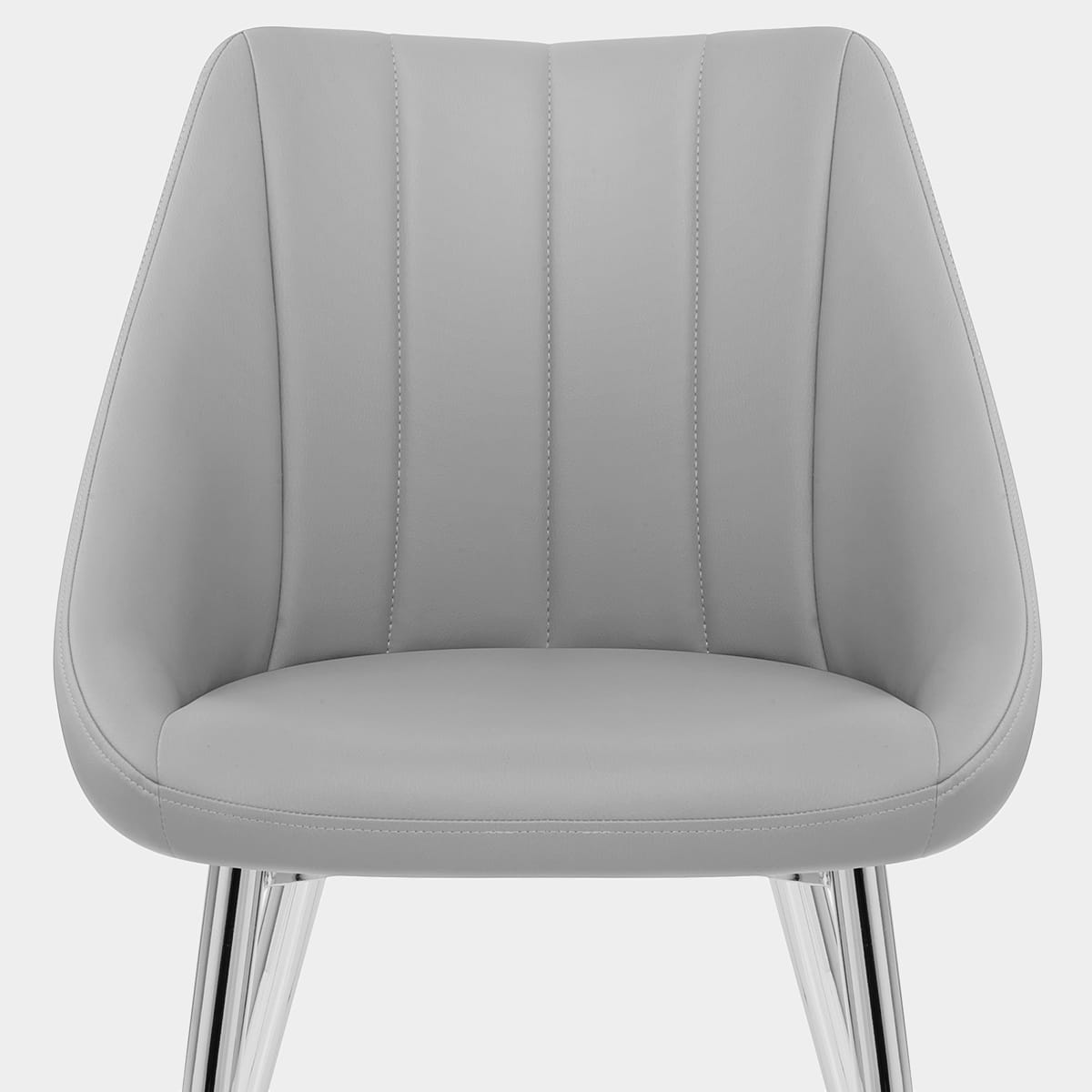 Tempo Dining Chair Light Grey Seat Image