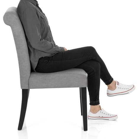 Thornton Dining Chair Light Grey Frame Image