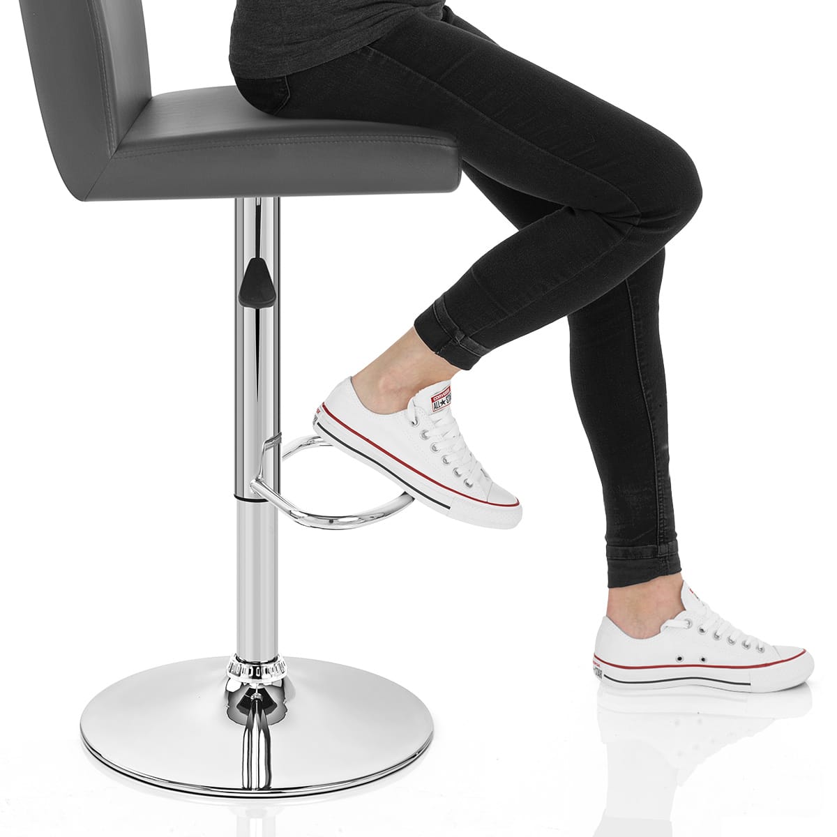 Topaz Bar Stool Grey Frame Image