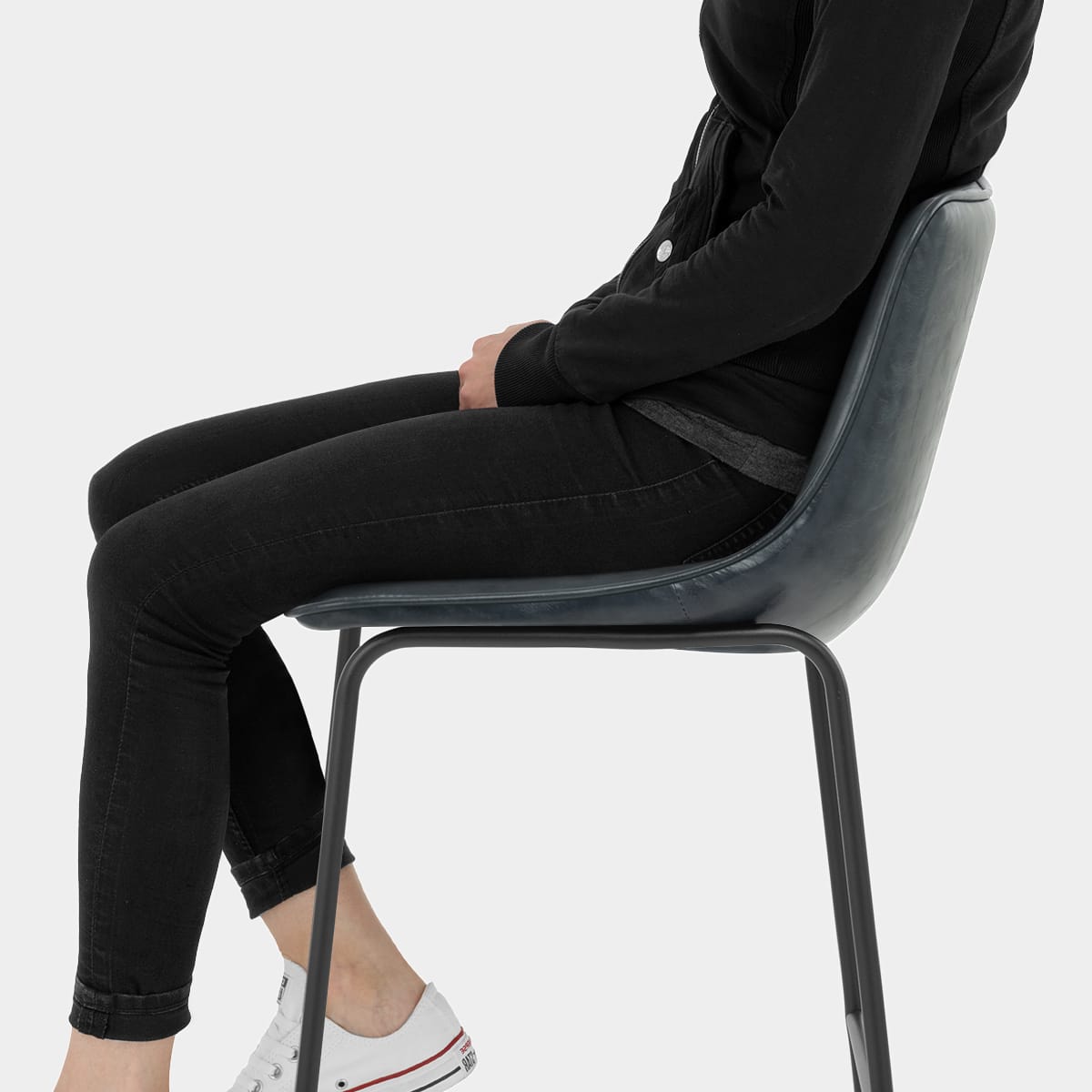 Tucker Stool Antique Slate Seat Image