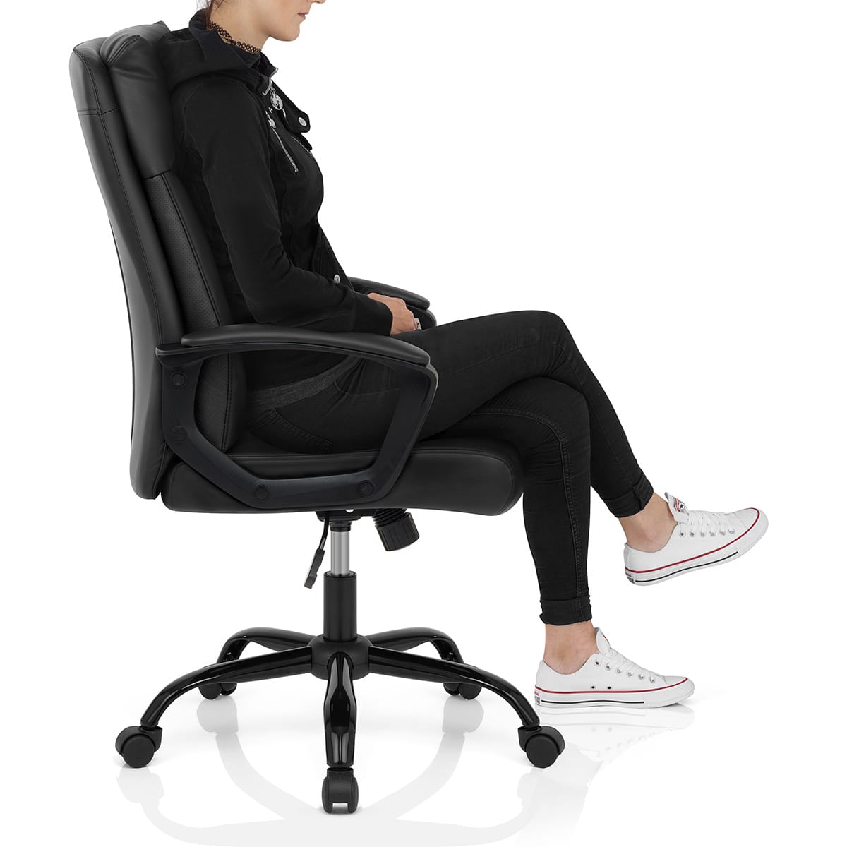 Turin Office Chair Black Frame Image