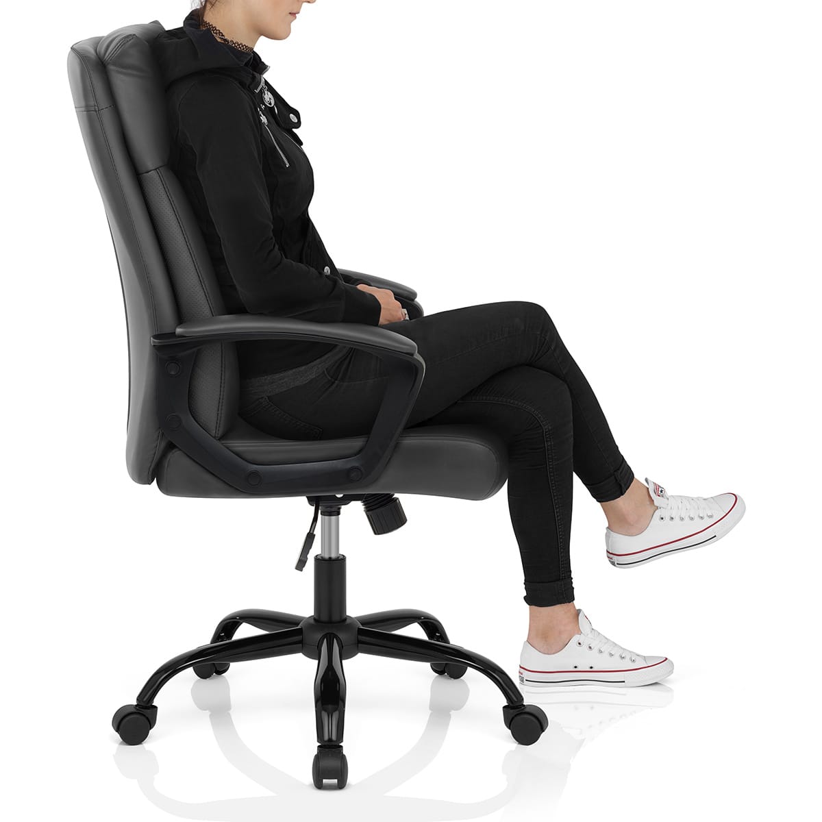 Turin Office Chair Grey Frame Image