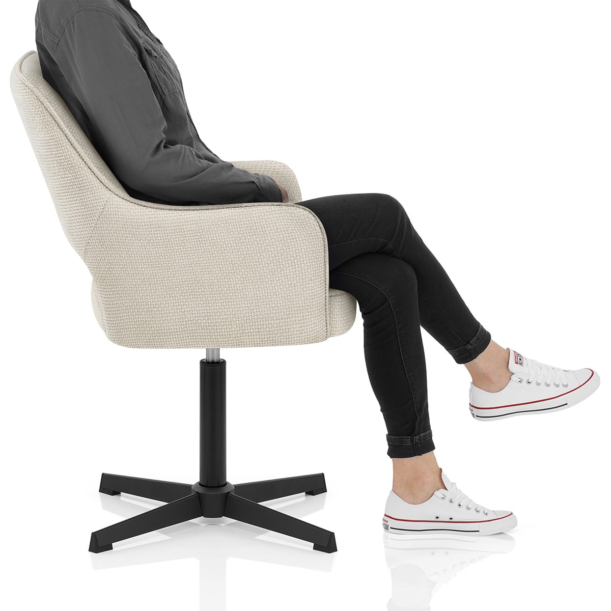 Veneto Chair Cream Fabric Frame Image