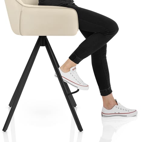 Venice Bar Stool Cream Frame Image