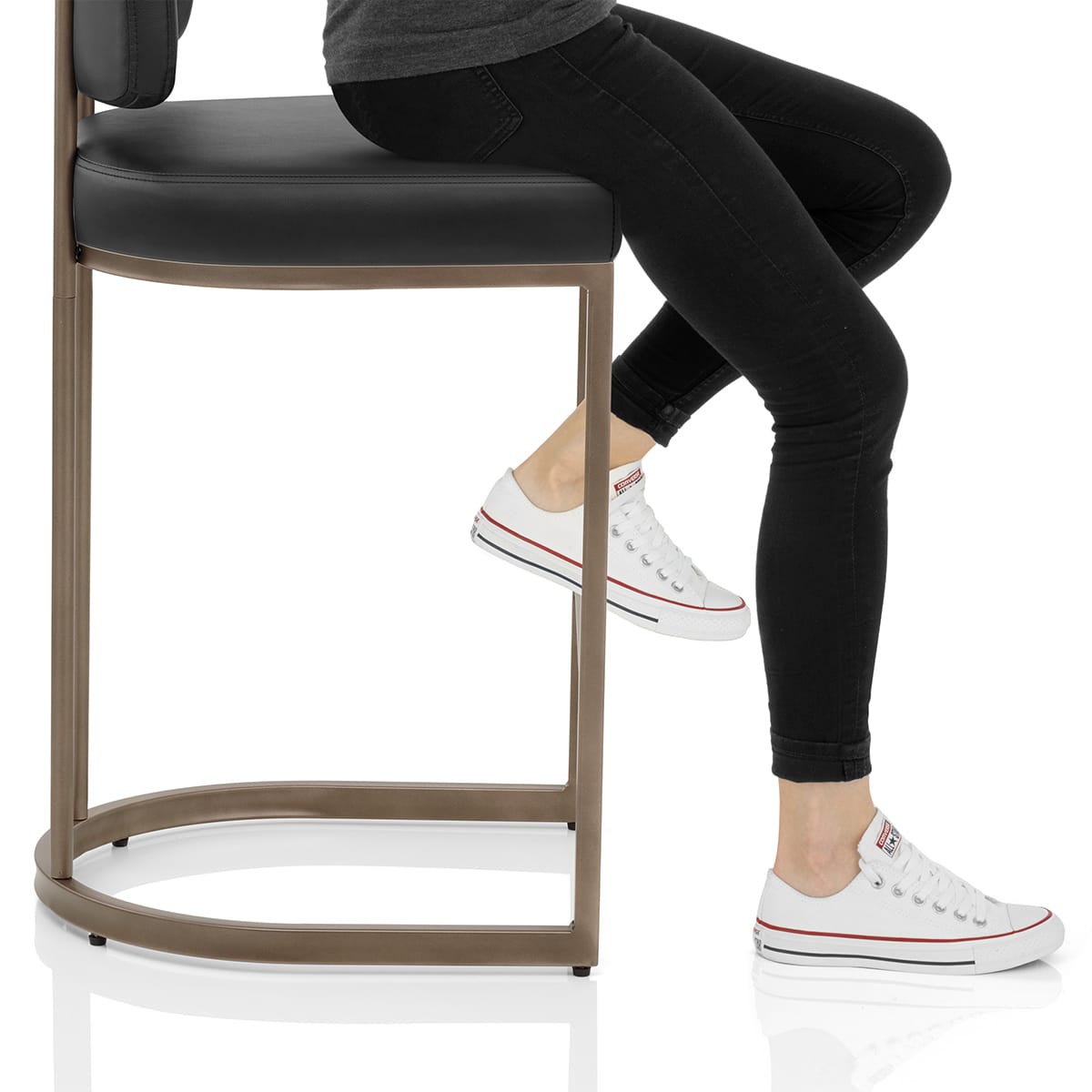 Verve Bar Stool Black Frame Image