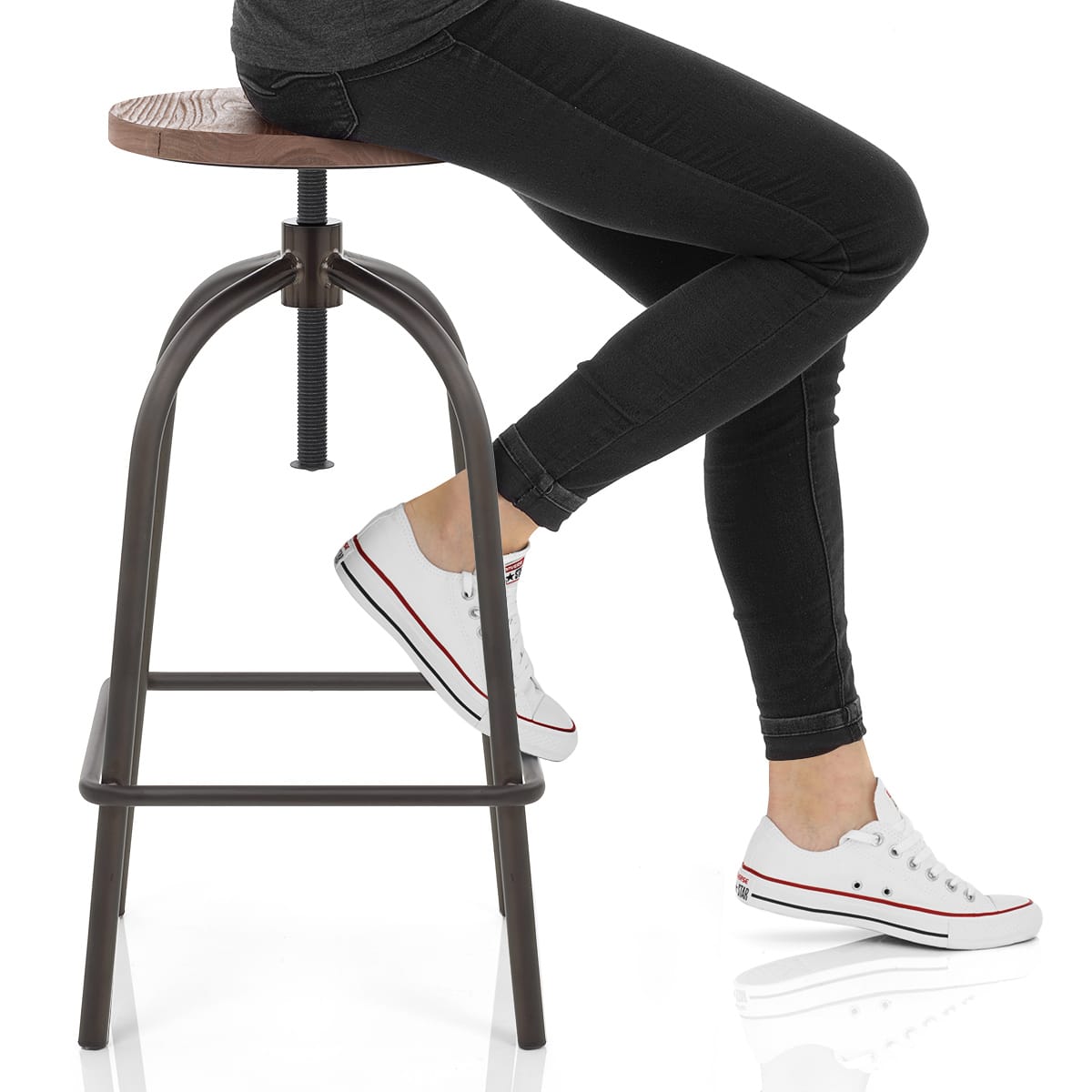 Vice Industrial Stool Frame Image