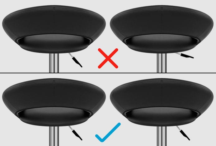 Adjusting Gas Lift Bar Stool Handles