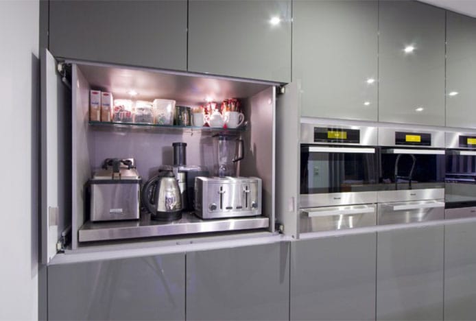 Appliance Garage In Modern Kitchen