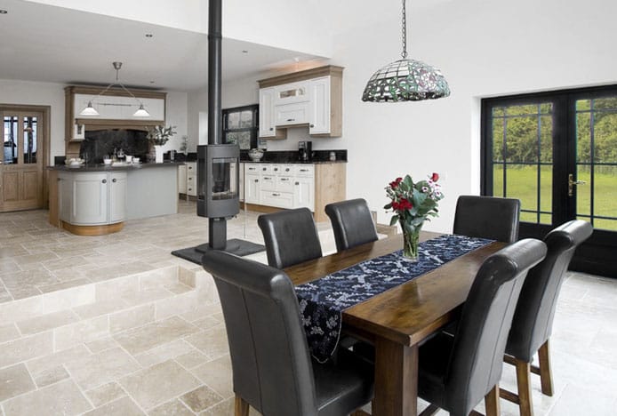 Carlo Oak Chairs in Kitchen