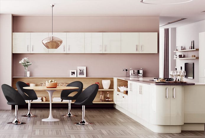 Clementine Chair Black In Modern Kitchen