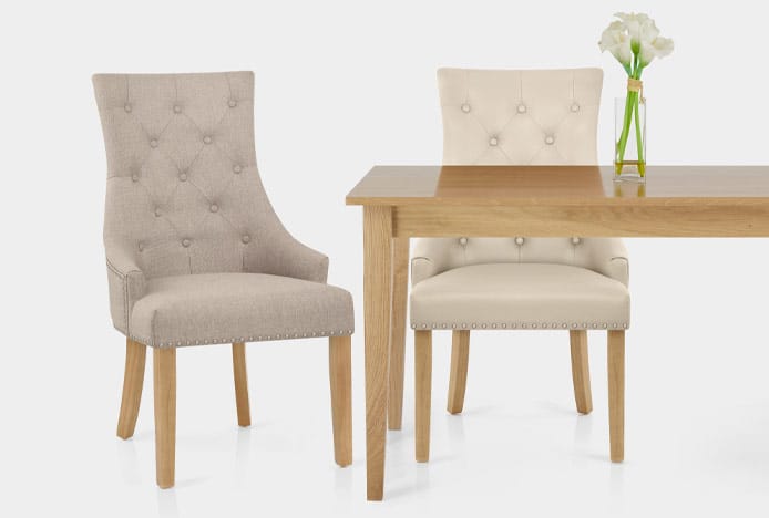 Same Design Dining Chairs With Different Upholstery