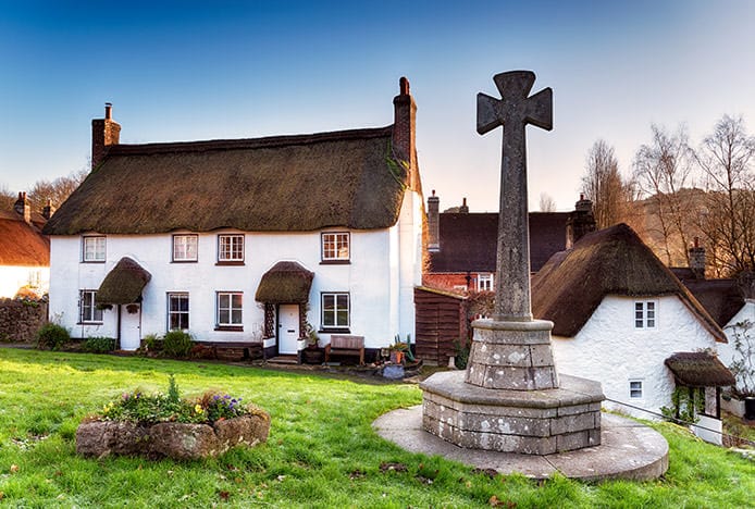 English Country Thatched Cottage