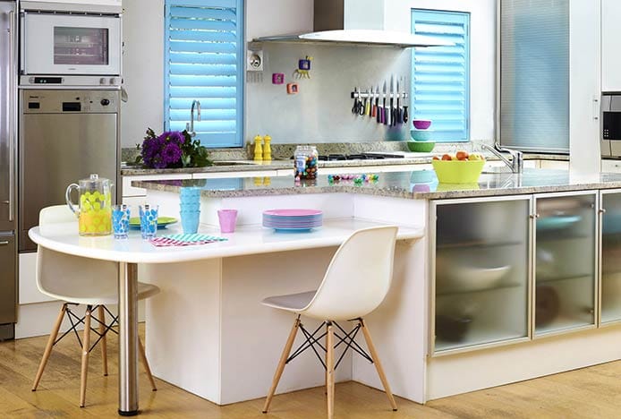 Magnetic Knife Rack In Bright Kitchen