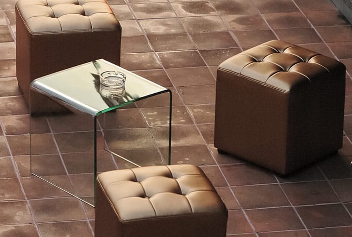 Low Stools in Lobby Area