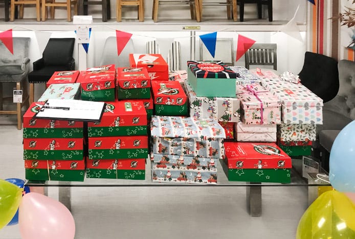 Shoeboxes For Operation Christmas Child