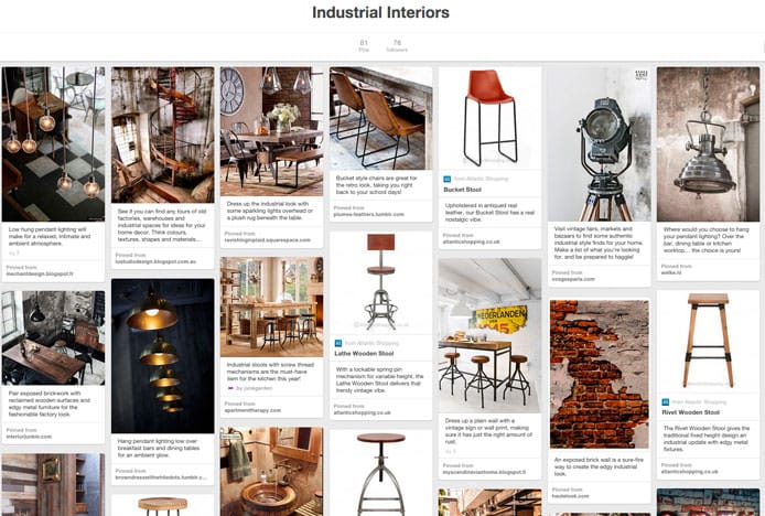 Pinterest Industrial Interior