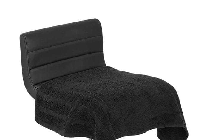 Bar Stool Covered With Towel