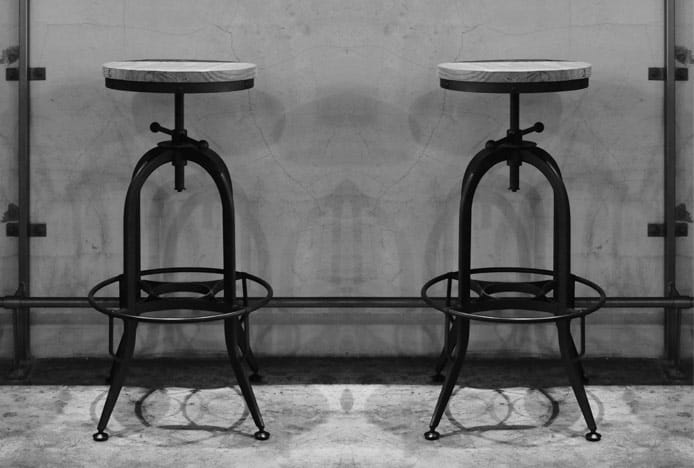 Toledo Stool In Industrial Baro