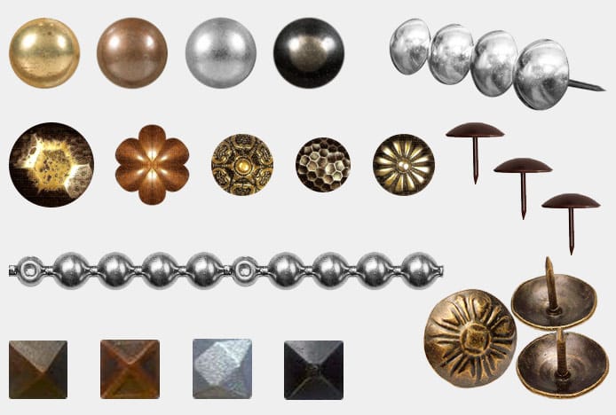 Types Of Upholstery Studs