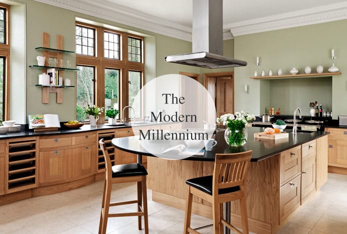 Bar Stools In Typical Modern Kitchen