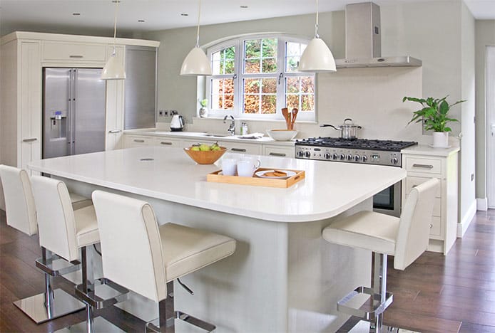 Upmarket Siena Stools In The Kitchen