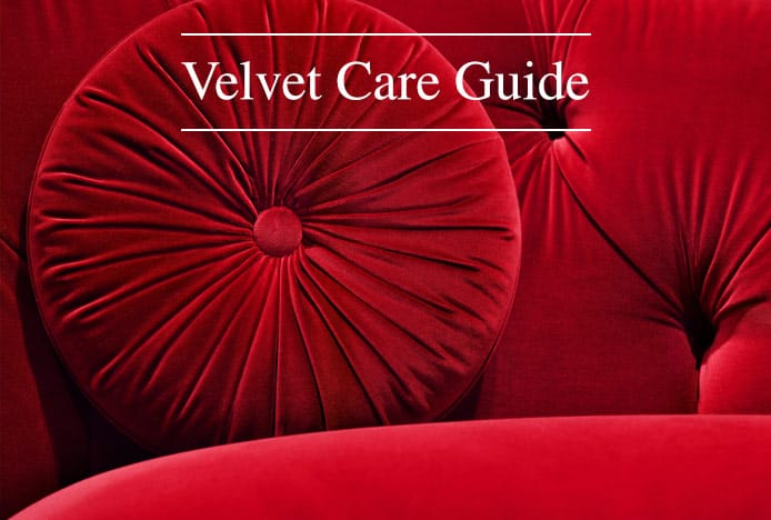 Velvet Furniture Care Guide